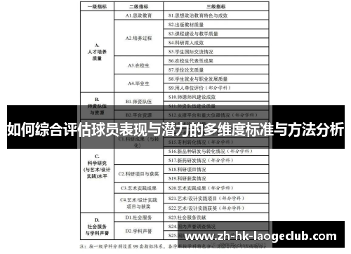 如何综合评估球员表现与潜力的多维度标准与方法分析